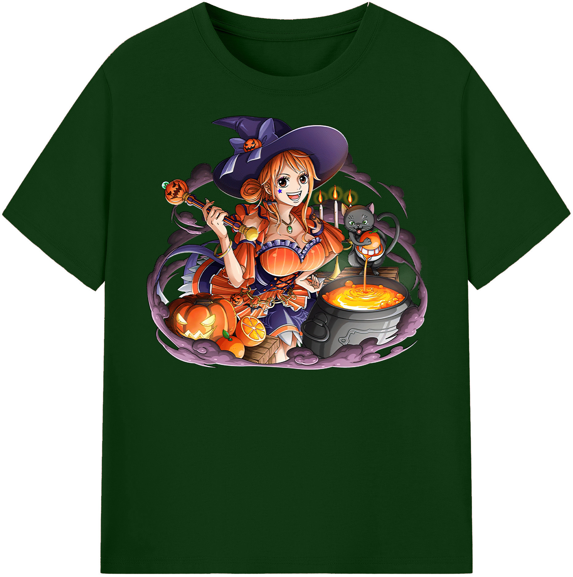 ワンピース ナミ ONE PIECE Nami 綿100％半袖Tシャツ（フロントプリント）